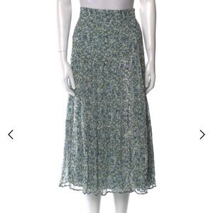 Sézane Midi Floral Skirt